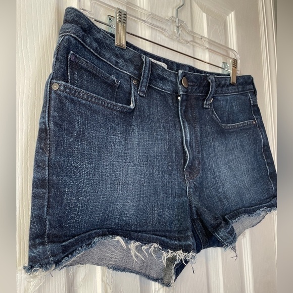 Gap Maddie Slim Cut Offs Jean Shorts Dark Wash 28R - Picture 9 of 16